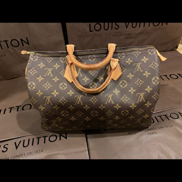 Auth LV speedy 35 monogram - Picture 1 of 8